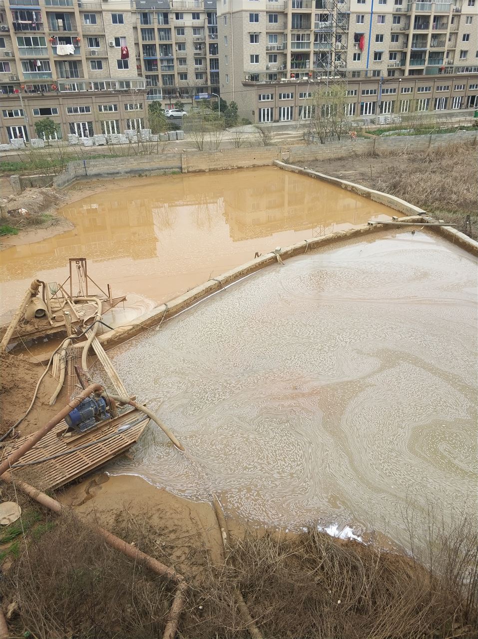 锦江沉淀池淤泥清理-厂区废水池淤泥清淤